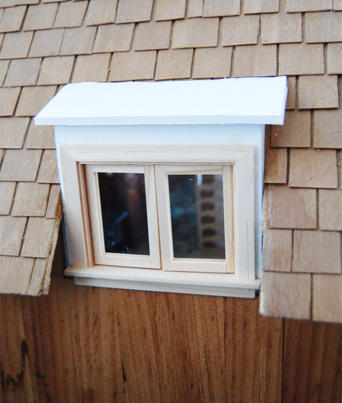 Miniature double pane window